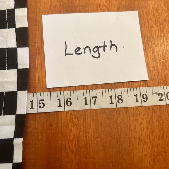 LTT black white check pattern pleated mini skirt hardware punk goth sz 10 - Picture 4 of 7